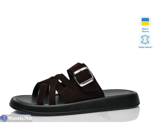 Шлепки жіночі на літо (6 пар р.36-40) коричневий  "Marmilad"