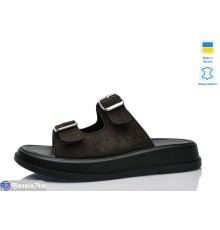 Шлепки жіночі на літо (6 пар р.36-40) коричневий  "Marmilad"