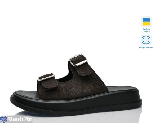 Шлепки жіночі на літо (6 пар р.36-40) коричневий  "Marmilad"