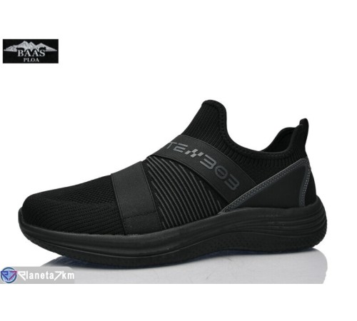 Кросівки чоловічі на літо (8 пар р.41-46) чорний  "Baas"