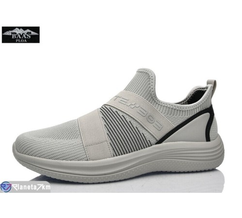 Кросівки чоловічі на літо (8 пар р.41-46) сірий  "Baas"