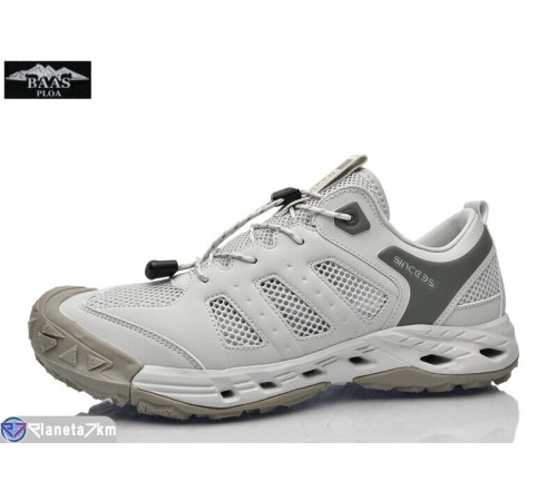 Кросівки чоловічі на літо (8 пар р.41-46) сірий  "Baas"