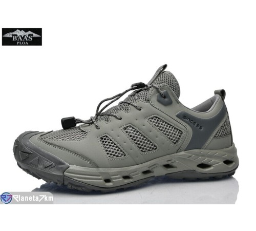 Кросівки чоловічі на літо (8 пар р.41-46) сірий  "Baas"