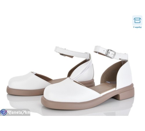 Туфлі жіночі на літо (8 пар р.36-40) білий  "Mirella"