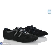 Балетки жіночі на літо (8 пар р.36-41) чорний  "Mirella"