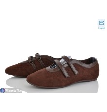 Балетки жіночі на літо (8 пар р.36-41) коричневий  "Mirella"