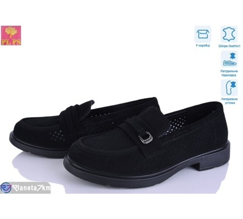Туфлі жіночі на літо (6 пар р.36-40) чорний  "PLPS"