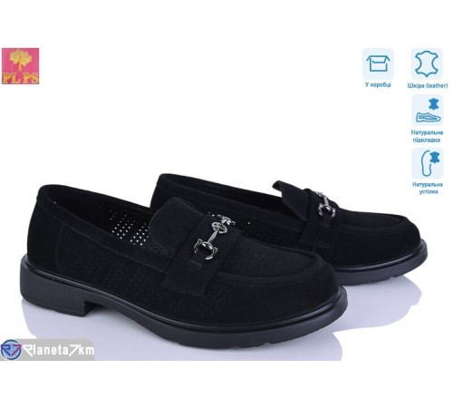 Туфлі жіночі на літо (6 пар р.36-40) чорний  "PLPS"