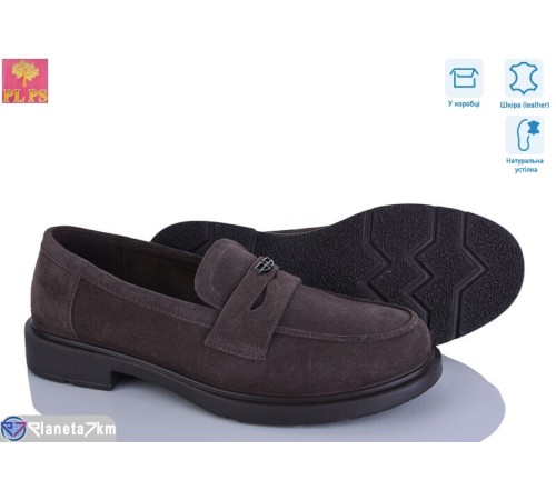 Туфлі жіночі на весну/осінь (6 пар р.36-40) коричневий  "PLPS"