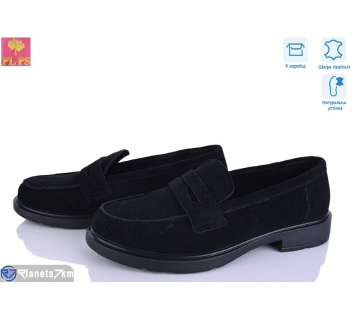 Туфлі жіночі на весну/осінь (6 пар р.36-40) чорний  "PLPS"