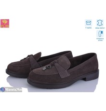 Туфлі жіночі на весну/осінь (6 пар р.36-40) коричневий  "PLPS"