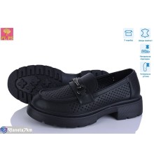 Туфлі жіночі на літо (6 пар р.36-40) чорний  "PLPS"