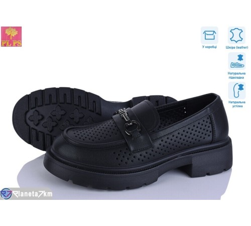 Туфлі жіночі на літо (6 пар р.36-40) чорний  "PLPS"