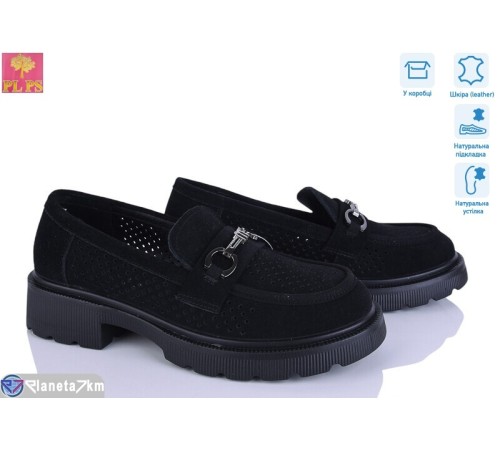 Туфлі жіночі на літо (6 пар р.36-40) чорний  "PLPS"