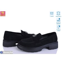 Туфлі жіночі на літо (6 пар р.36-40) чорний  "PLPS"