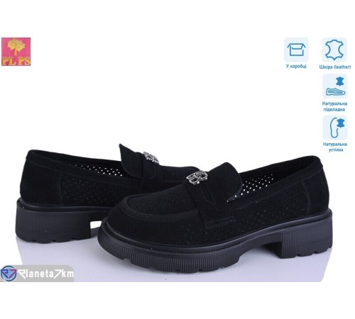 Туфлі жіночі на літо (6 пар р.36-40) чорний  "PLPS"