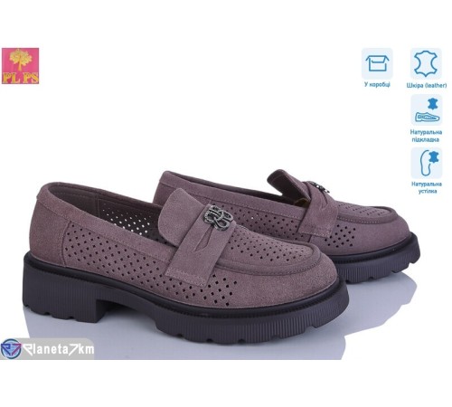 Туфлі жіночі на літо (6 пар р.36-40) коричневий  "PLPS"