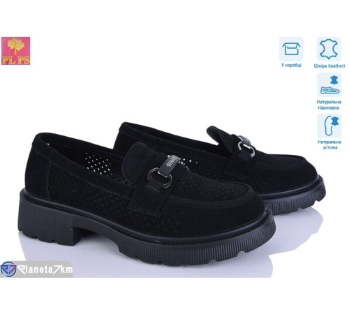 Туфлі жіночі на літо (6 пар р.36-40) чорний  "PLPS"