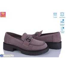 Туфлі жіночі на літо (6 пар р.36-40) коричневий  "PLPS"