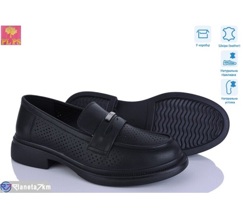 Туфлі жіночі на літо (6 пар р.36-40) чорний  "PLPS"