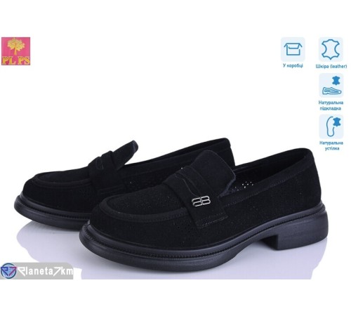 Туфлі жіночі на літо (6 пар р.36-40) чорний  "PLPS"