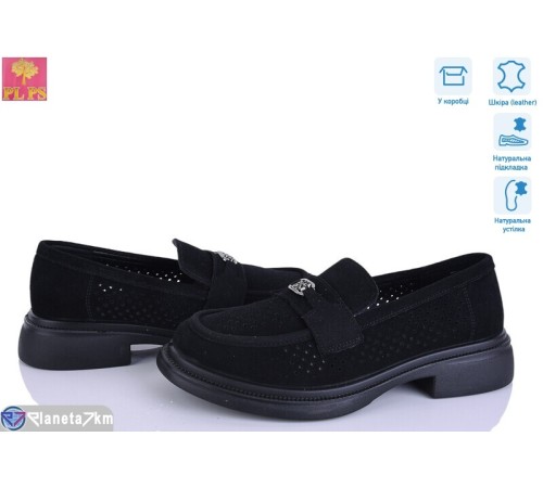 Туфлі жіночі на літо (6 пар р.36-40) чорний  "PLPS"