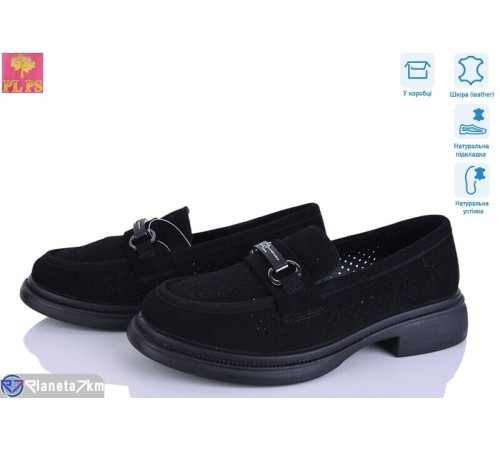 Туфлі жіночі на літо (6 пар р.36-40) чорний  "PLPS"