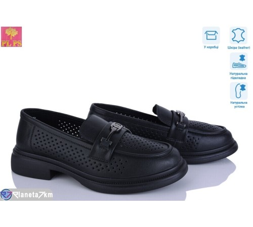 Туфлі жіночі на літо (6 пар р.36-40) чорний  "PLPS"