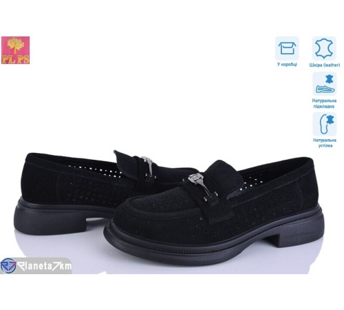 Туфлі жіночі на літо (6 пар р.36-40) чорний  "PLPS"