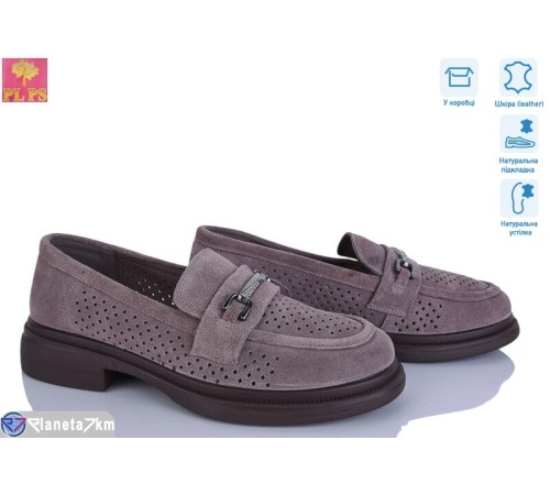 Туфлі жіночі на літо (6 пар р.36-40) коричневий  "PLPS"