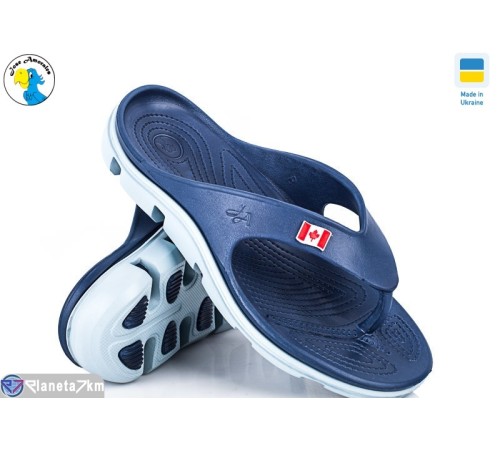 Шлепки чоловічі на літо (8 пар р.40-45) синій  "Jose Amorales"