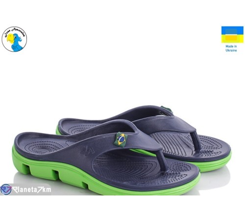 Шлепки жіночі на літо (8 пар р.36-41) синій  "Jose Amorales"