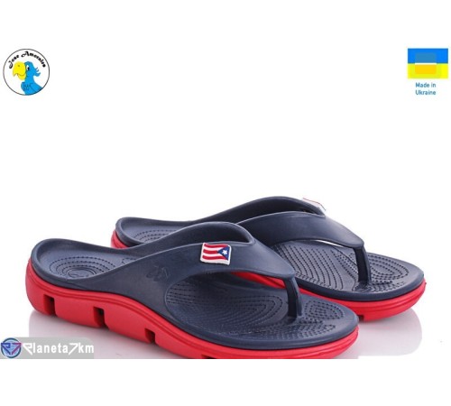 Шлепки жіночі на літо (8 пар р.36-41) синій  "Jose Amorales"