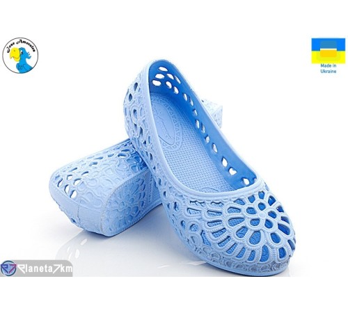Балетки жіночі на літо (8 пар р.36-41) блакитний  "Jose Amorales"