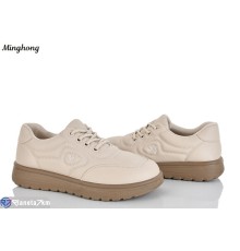 Кросівки жіночі на весну/осінь (8 пар р.37-42) бежевий  "HORSE"