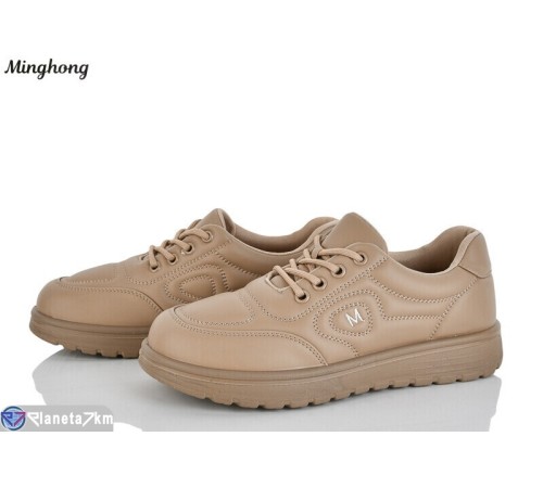 Кросівки жіночі на весну/осінь (8 пар р.37-42) коричневий  "HORSE"