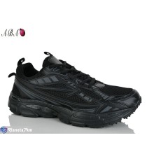 Кросівки чоловічі на весну/осінь (8 пар р.41-46) чорний  "Aba"