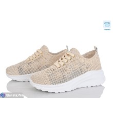 Кросівки жіночі на літо (8 пар р.36-41) бежевий  "FERICE"