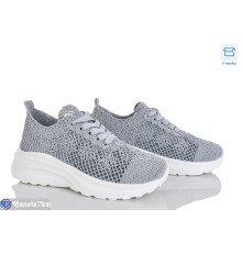 Кросівки жіночі на літо (8 пар р.36-41) сірий  "FERICE"