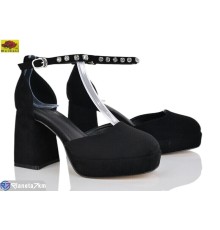 Туфлі жіночі на весну/осінь (6 пар р.36-40) чорний  "Mei De Li"