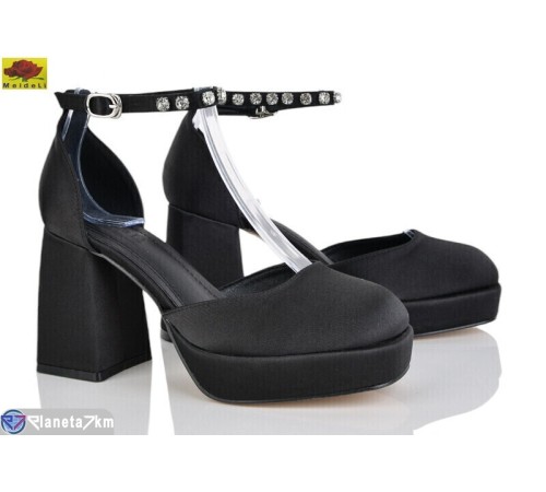 Туфлі жіночі на весну/осінь (6 пар р.36-40) чорний  "Mei De Li"