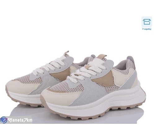 Кросівки жіночі на весну/осінь (8 пар р.37-41) бежевий  "HoRIK"