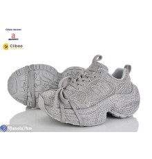 Кросівки жіночі на весну/осінь (5 пар р.36-40) сірий  "BELIES-D"