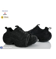 Кросівки жіночі на весну/осінь (5 пар р.36-40) чорний  "BELIES-D"