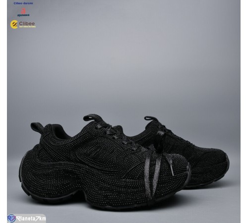 Кросівки жіночі на весну/осінь (5 пар р.36-40) чорний  "BELIES-D"