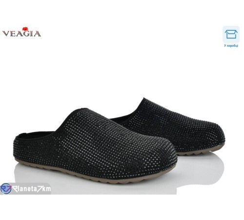 Шлепки жіночі на літо (8 пар р.36-40) чорний  "Veagia-ADA"