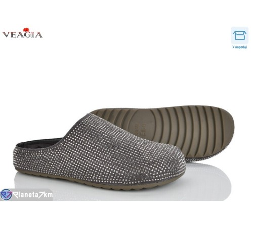 Шлепки жіночі на літо (8 пар р.36-40) сірий  "Veagia-ADA"