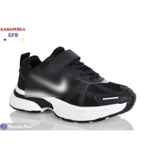 Дитячі кросівки на весну/осінь (8 пар р.32-37) чорний  "GFB-Канарейка"