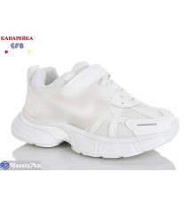 Дитячі кросівки на весну/осінь (8 пар р.32-37) білий  "GFB-Канарейка"