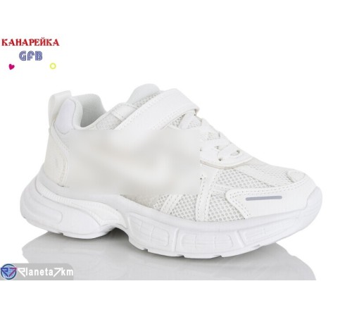 Дитячі кросівки на весну/осінь (8 пар р.32-37) білий  "GFB-Канарейка"